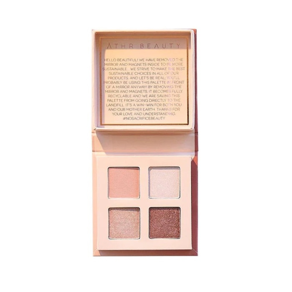 ATHR BEAUTY- ROSE QUARTZ CRYSTAL EYESHADOW QUAD